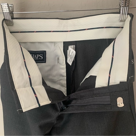 NWT CHAPS Boys Dress Pants Dark Charcoal Heather Style# C841180 Classic Size 10 - Picture 14 of 16